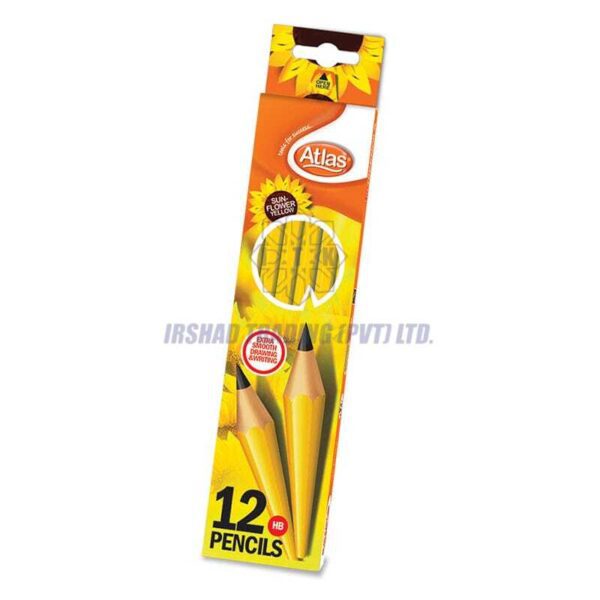 Atlas Premium Quality Yellow (12pcs Pencil) Box