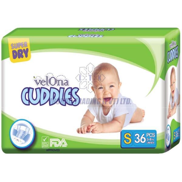 Velona Cuddles 36pcs Super Dry Extra Soft - Small Size