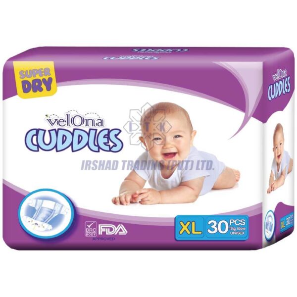 Velona Cuddles 30pcs Super Dry Extra Soft - Extra Large Size